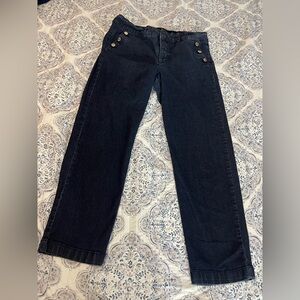 Anne Klein Women's Dark Blue Straight Leg Jeans